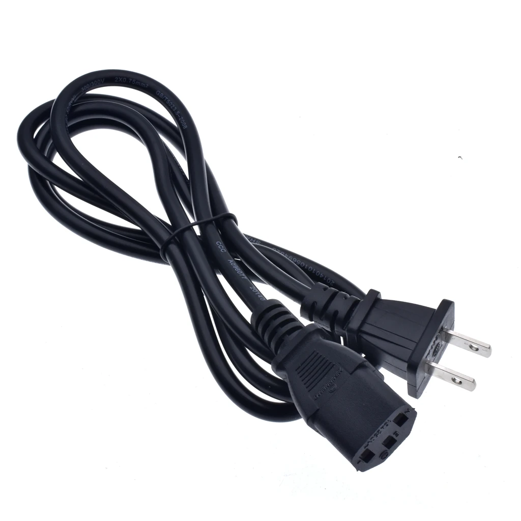 AC Power Supply Adapter Cord Cable Lead 3-Prong for Laptop Charger US Japan 2pin to IEC 320 C13 Power Cable For PS4 Pro 10A 250V