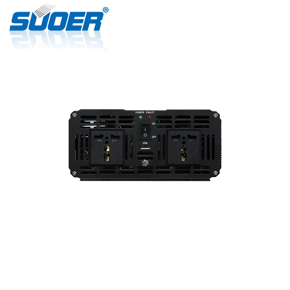 Suoer【 Pure Sine Wave Inverter 】220v 12v 3000W dc ac pure sine wave solar power inverter（FPC-3000A）