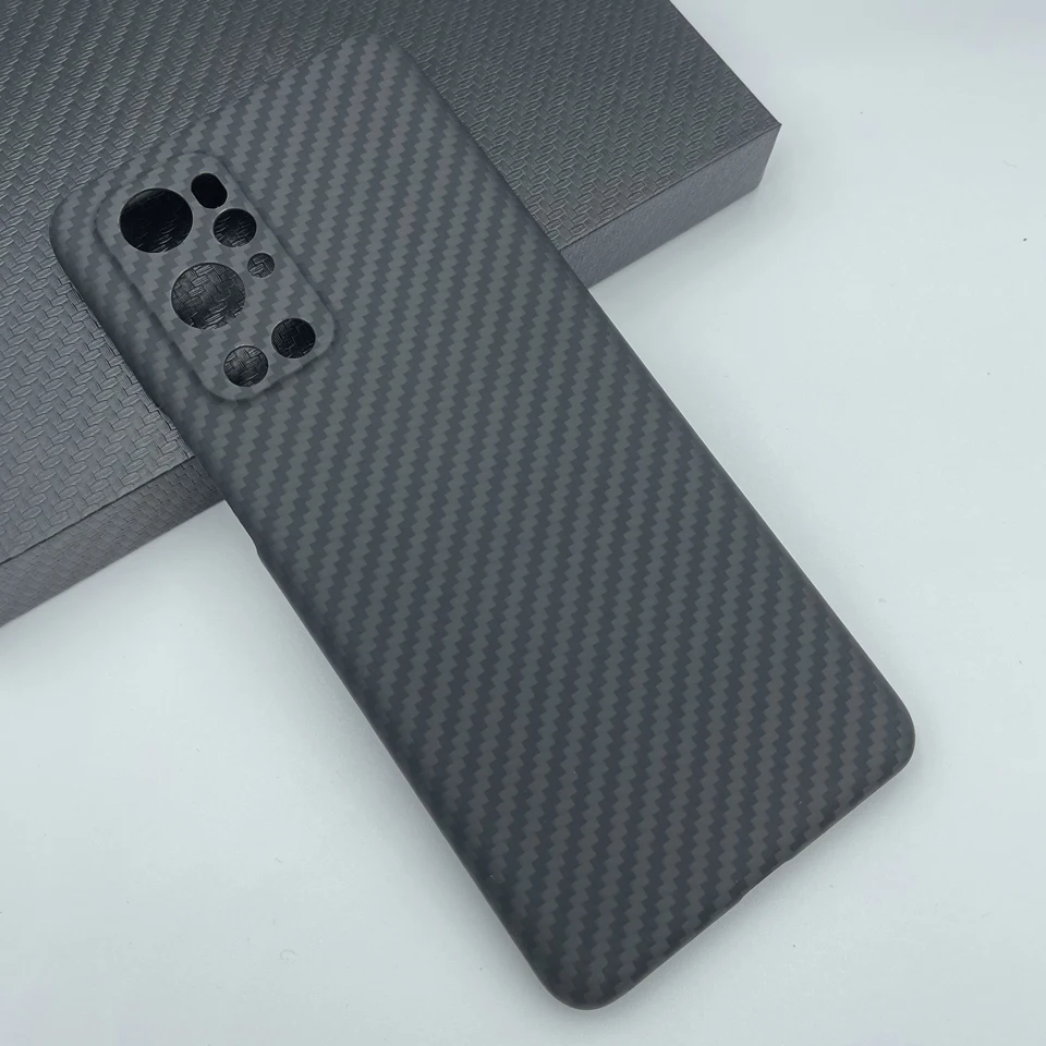 Real Carbon Fiber Protective Case for OnePlus 9 Pro Ultra-thin Anti-fall Pure Carbon Fiber Phone Case Hard Cover