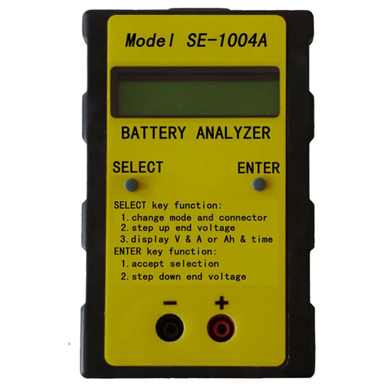 

SE-1004A Li-ion Battery Capacity