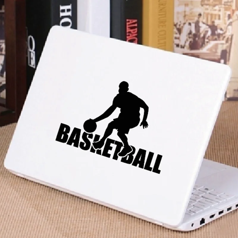 Basketball Silhouette Designs Vinyl Sticker Car Window Bumper Decor ,Sports Lover Gift Laptop Decal for Apple MacBook Decoration