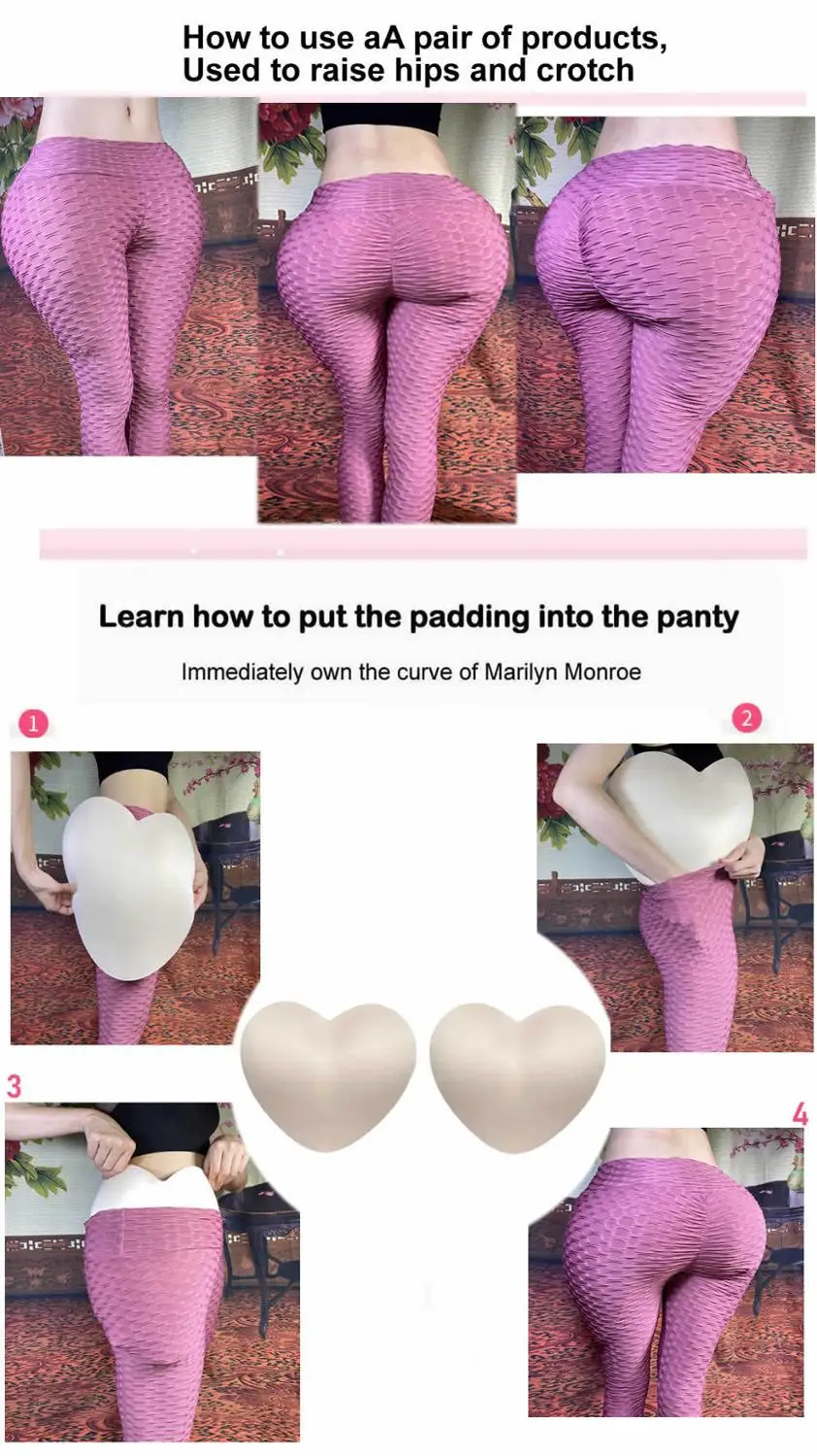 New Crossdresser Sponge Hip Pads with Pants Shemale Fake Butt Transgender Enhancing Ass Enhancer Buttocks Panties Butt Lifter