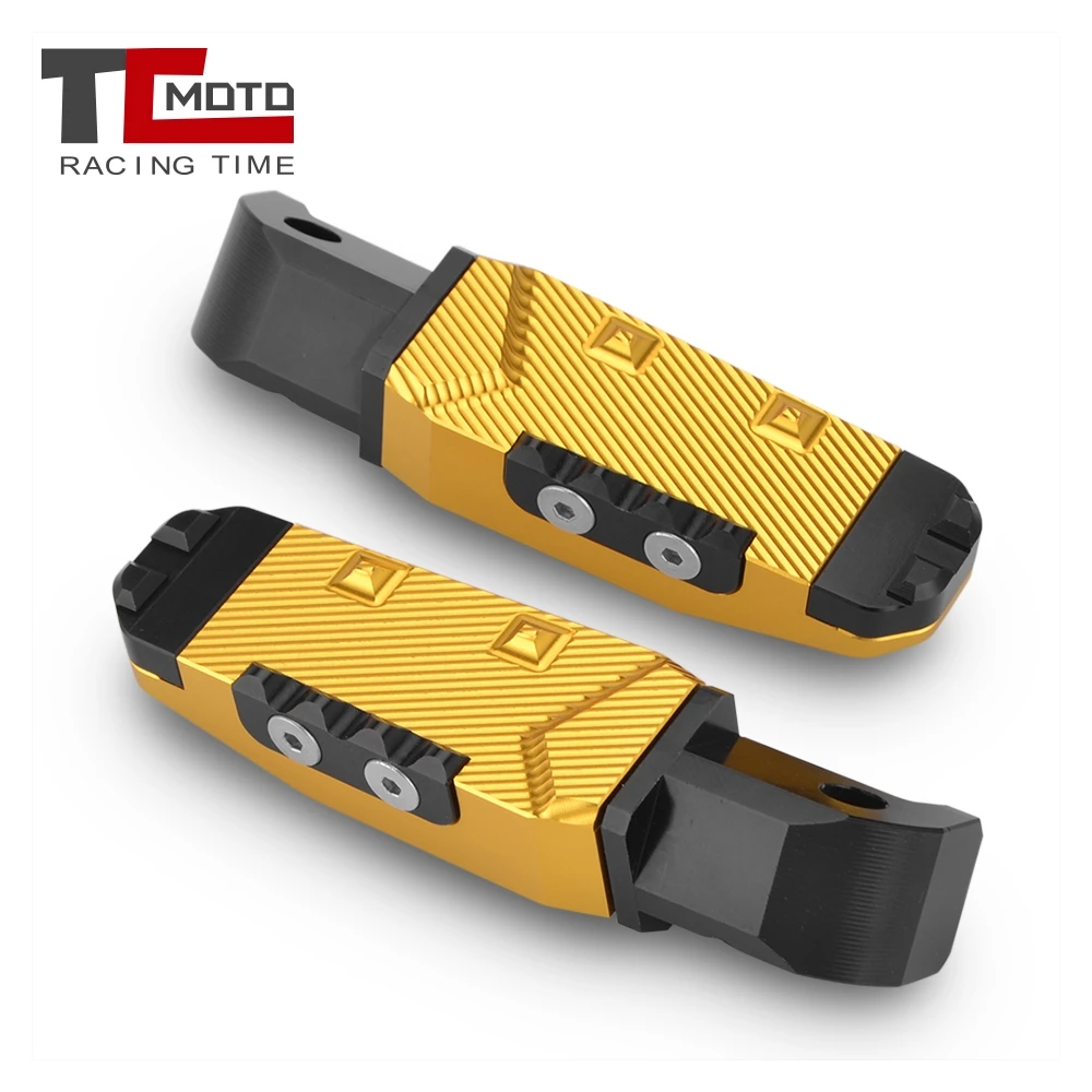 

Motorcycle Rear Passenger Foot Pegs pedals Footrests For Yamaha YZF R15 R25 R3 MT03 MT25 MT07 MT09 FZ1 FZ6 FZ6R T-MAX530 TMAX500