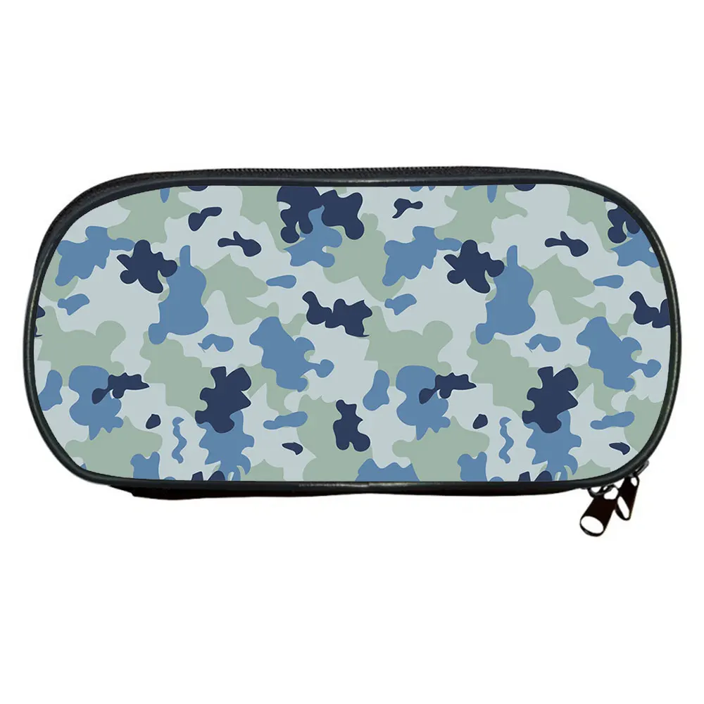 

Camouflage Pencil case Cosmetic Bag Travel Men's Toiletries Organizer Leopard Print Female Beautician Makeup Bags Storage Bag