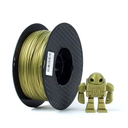 Stampante 3D PLA filamento metallo 1.75mm 1kg bobina metallo oro argento rame bronzo smerigliato bronzo metallizzato materiali di stampa PLA