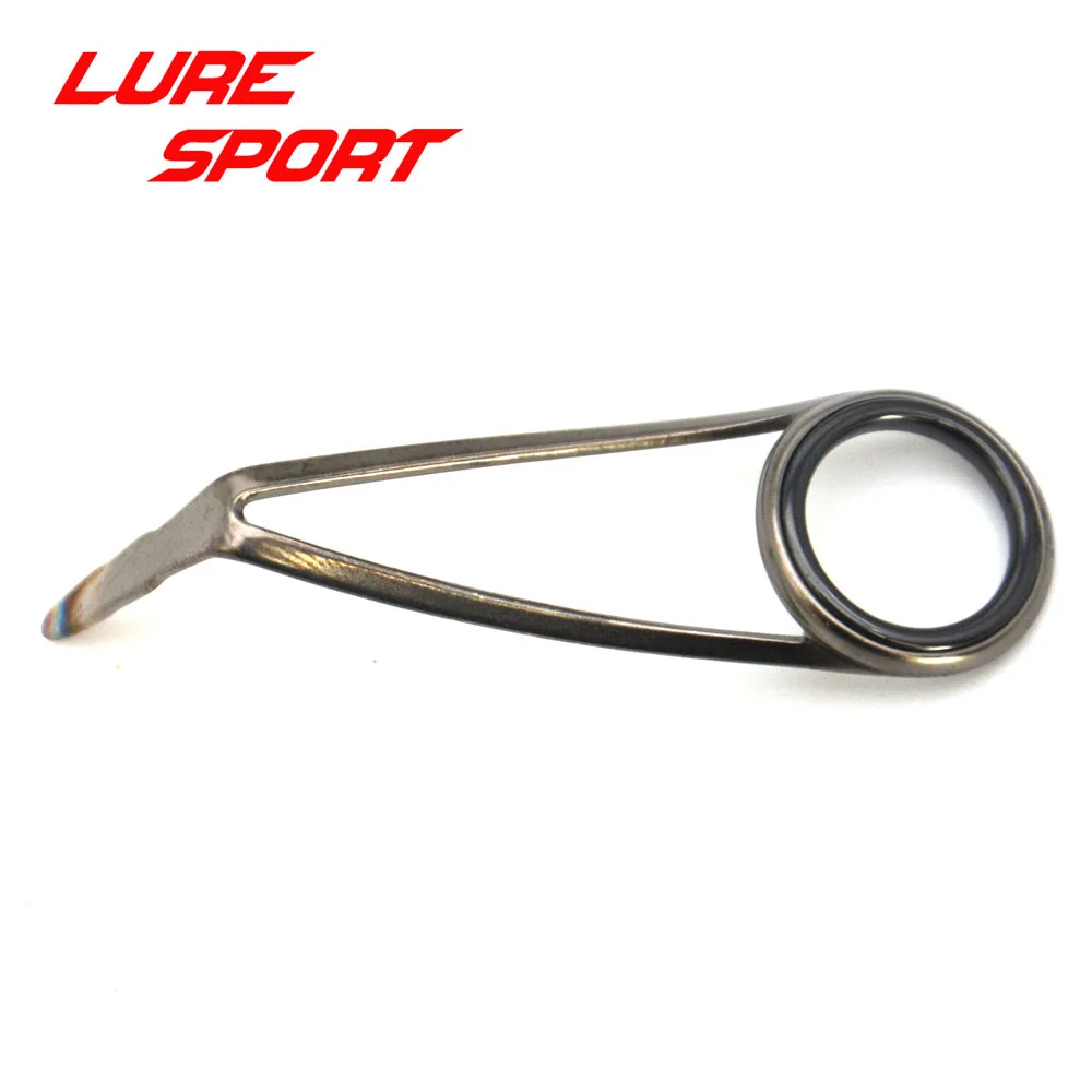 LureSport KLH KL-M KL-L دليل 10 قطعة الفضة مات رمادي إطار فولاذي حلقة سوداء قضيب بناء مكون إصلاح ملحق ذاتي الصنع