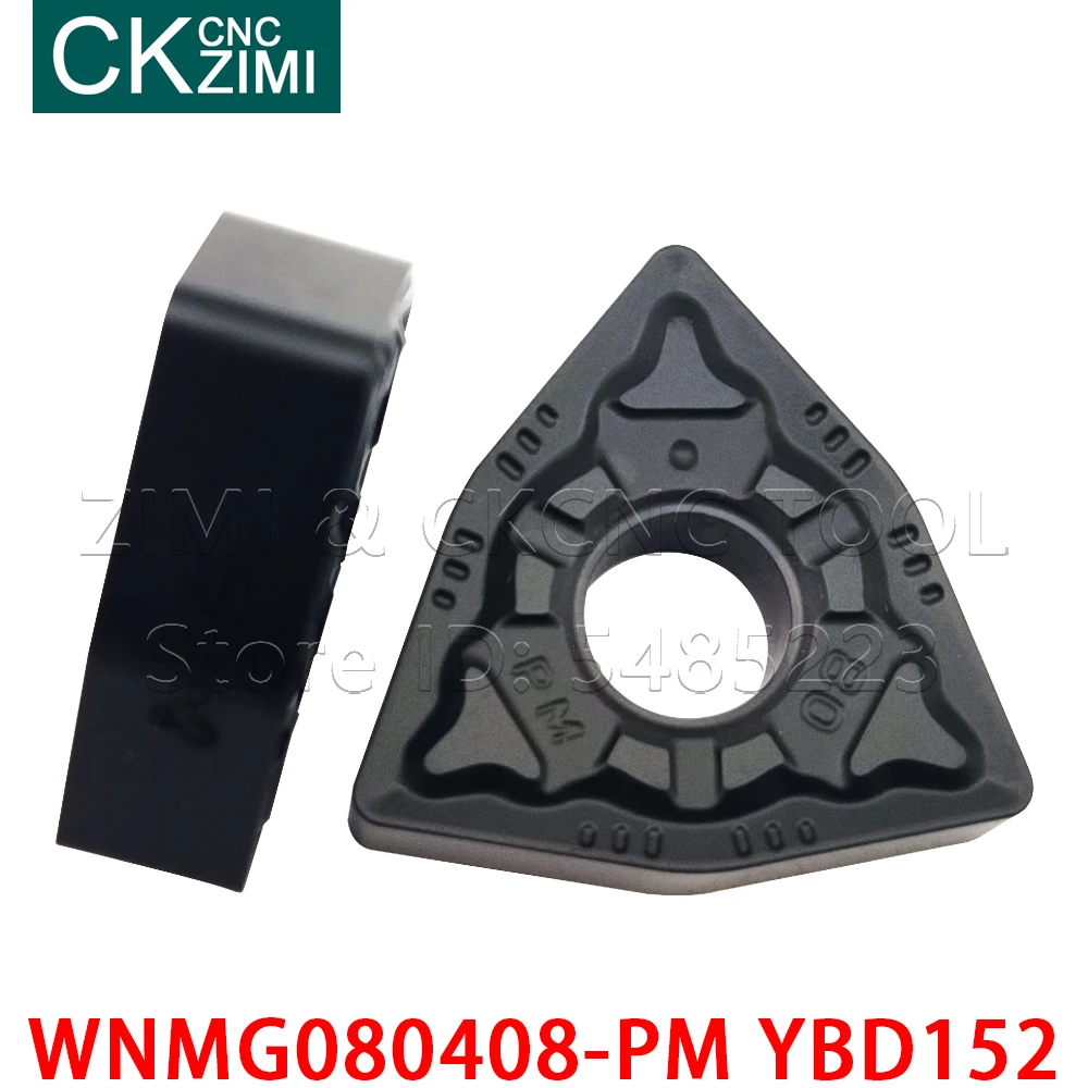 WNMG080408-PM YBD152 كربيد الخارجية تحول أدوات مخرطة أدوات الخشب تحول CNC إدراج أدوات WNMG 080408 للحديد الزهر