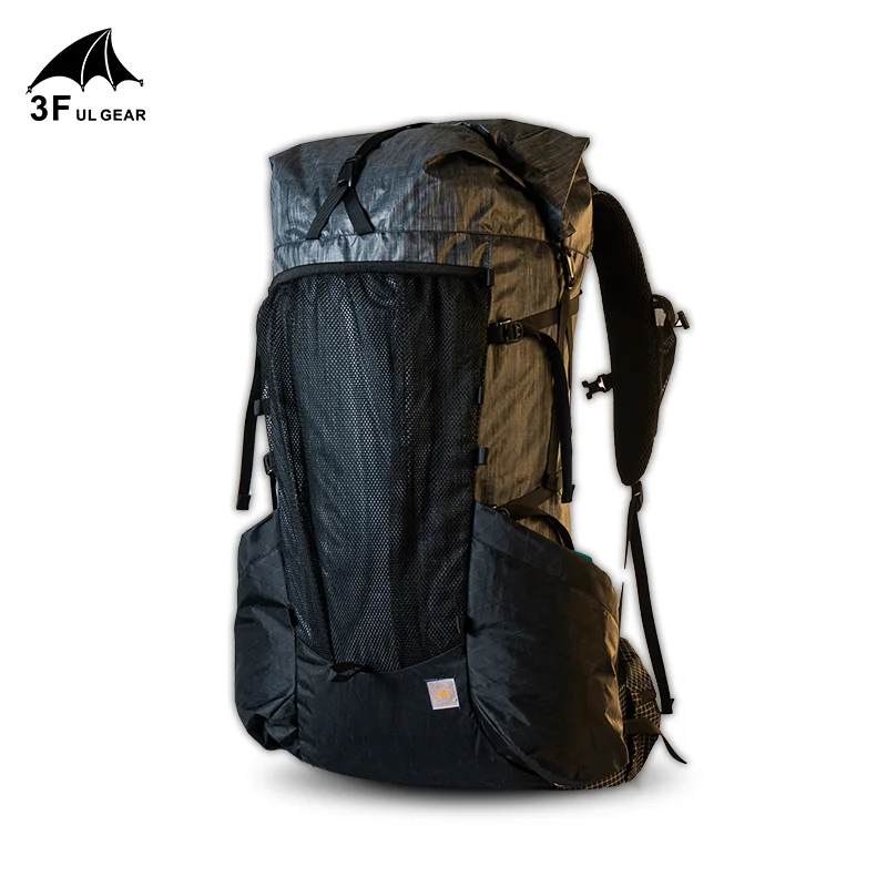 

3F UL GEAR Backpack Ultralight Frame YUE 45+10L Outdoor Hiking Camping Lightweight Travel Trekking Rucksack men woman Adjustable