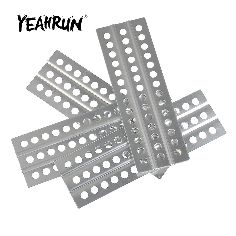 YEAHRUN 2Pcs Small Sand Ladder Board Track Recovery Ramp for Axial SCX10 Wraith TRX-4 Tamiya 1/10 RC Car Truck