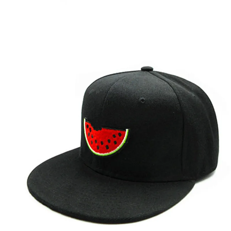 Watermelon fruit embroidery Baseball Cap hip-hop cap Adjustable Snapback Hats for men and women 225