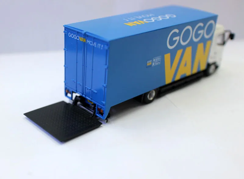 Tiny 1/76 escala hino 500 caixa caminhão gogovan transporte dicast liga carros de brinquedo para coleção exibição presentes