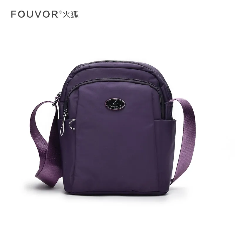 Fouvor Fashion Waterproof Shoulder Bag Nylon Oxford Small Bag for Women Simple Wild Canvas Casual Women\'s Messenger Bag 2786-06