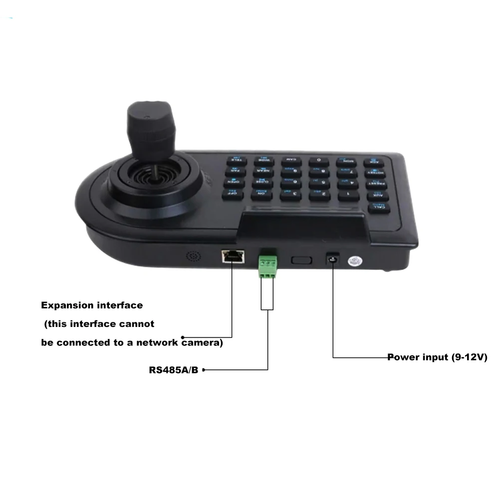 YUNSYE Camera control keyboard CCTV keyboard controller DVR pan tilt zoom rotation PTZ control keyboard Pelco P/D protocol RS485