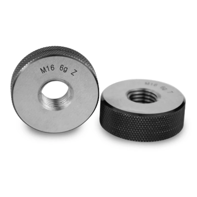VOKET Thread Ring Gauge/plug Gauge Smooth Plug Gauge (1*plug gauge and 1*ring gauge M1-M33) M1*0.25 6g T Z
