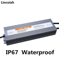 Waterproof IP67 LED driver AC dc 12V 24V 10W 20W 25W 30W 36W 45W 50W 60W 80W 100W 120W 150W Power supply for LED strip light