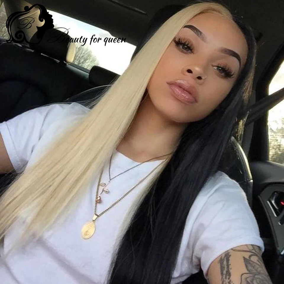 

Honey Blonde 613 Color 13x4 Lace Front Human Hair Wigs For Women Ombre 613 Black Lace Front Wig Pre Plucked Brazilian Remy Hair