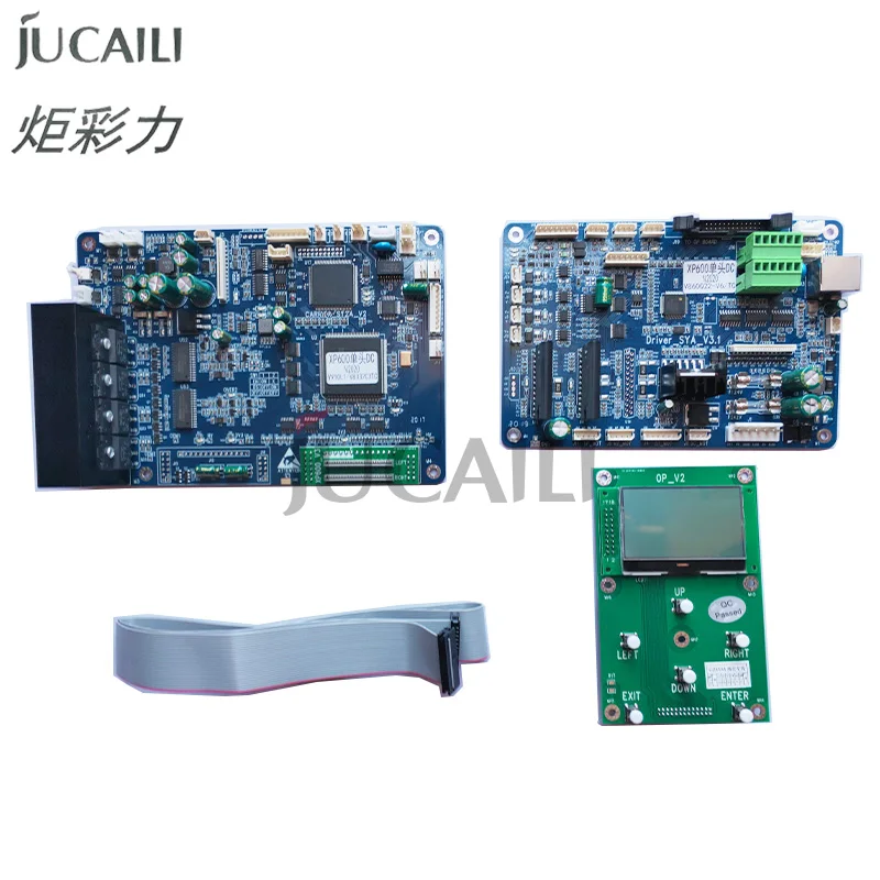 Imagem -02 - Jucaili Placa Kit para Epson Xp600 Dx5 uv Dx7 4720 I3200 Única Cabeça Placa de Carro Placa Principal para Impressora Solvente