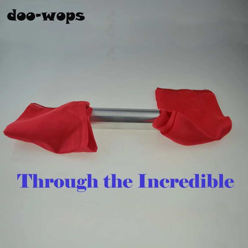 

Through The Incredible,Passage Thru(Large,Aluminum Tube) Magic Tricks Magician Close Up Street Illusion Silk Mentalism Comedy