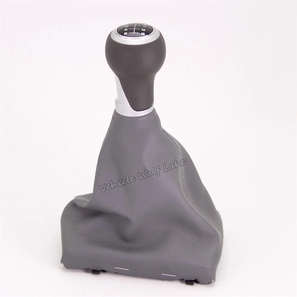 For Audi A4 S4 RS4 B8 8K 2008 2009 2010 2011 2012 2013 2014 2015 Car 6 Speed Gear Stick Shift Knob With Leather Boot