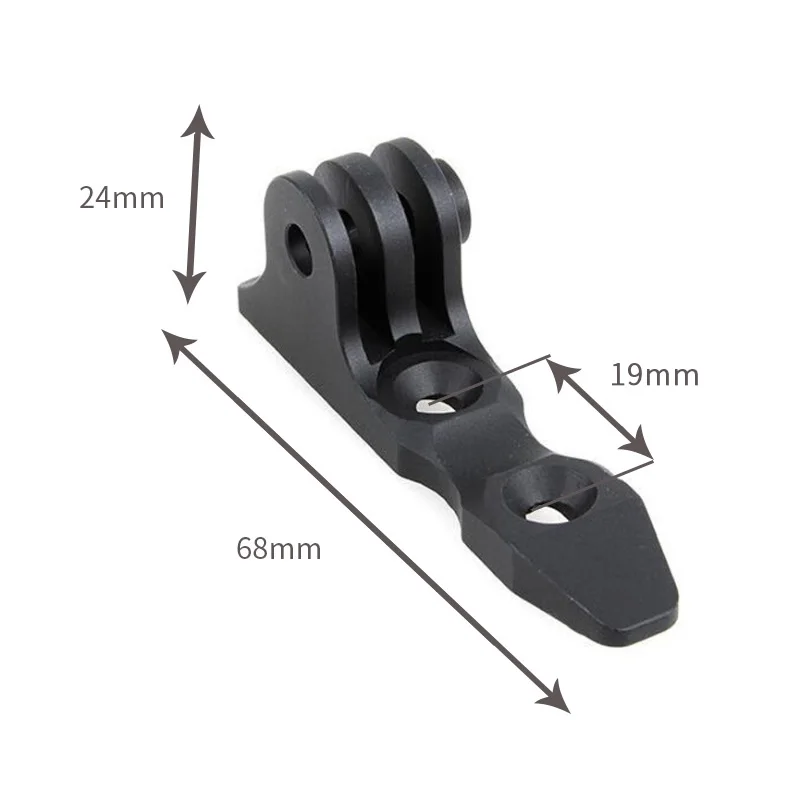 FEICHAO Aluminiowy uchwyt na rękę ze stoperem i adapterem montażowym do GoPro 13 12 11 10, Insta360 X4 X3 ONE R, Osmo Action Camera — zdjęcie produktu 2