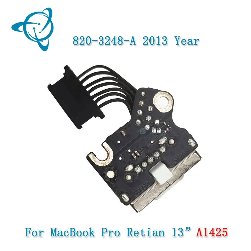 Shenyan-Placa de DC-IN de alimentación A1425 para MacBook Pro Retina, 13,3 pulgadas, 820-3248-A Jack DC IN, año 2012-2013