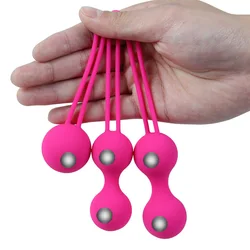 Safe Silicone Vagina Balls Vibrators for Women Sexy Toys Kegel Balls Ben Wa   Balls Vagina Tighten Exercise Sex Toys for Womams