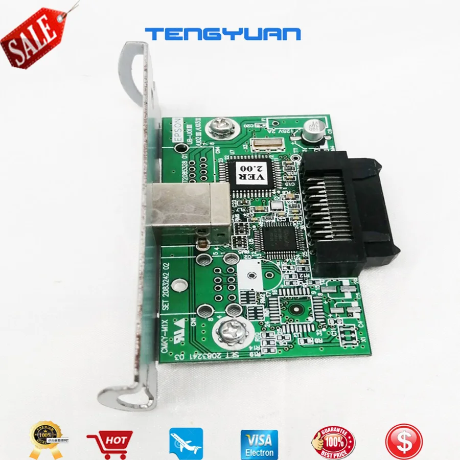 Imagem -06 - Porta Usb Interface de Cartão para Epson Tm-t88 T88ii T88iii T88iv T88v U200 U220 U230 U325 U675 T90 H5000 H6000 C32c824131 M148e