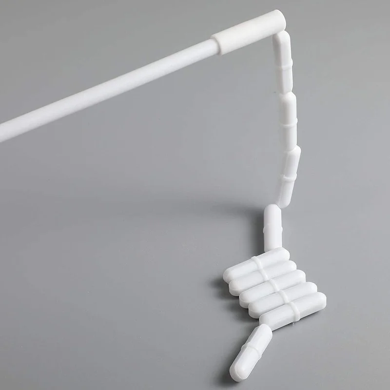 10 stück PTFE Magnetische Rühren Bars 35mm/1,38 Zoll PTFE Magnet Rührer Mixer Rühren Bar mit Ring Form weiß Magnetische