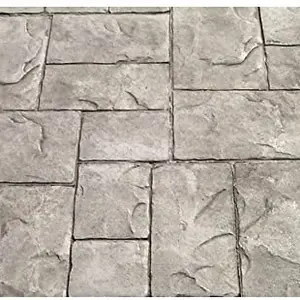 Dekorativer Stempel des Polyurethan -Laufbands, Texturhautschiefermuster, dekorativer Stein, Beton, Stempel, Holzboden, 590 x 590 mm 8 Hauptverkaufsmarken Betonboden - №4