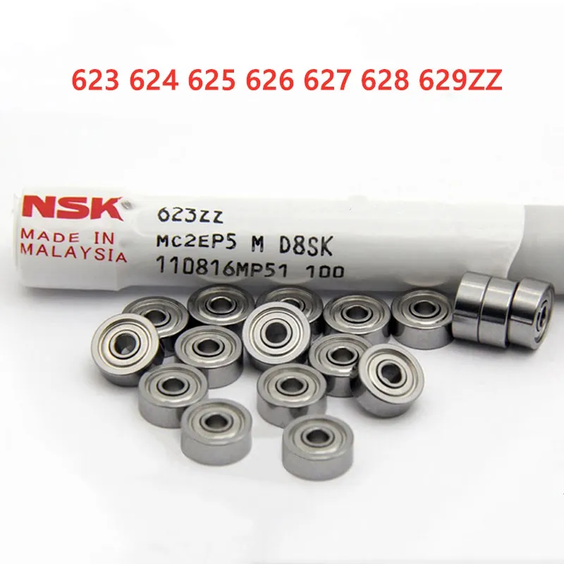 20pcs original NSK miniature ball bearing 623 624 625 626 627 628 629 ZZ -2Z 3*10*4 4*13*5 5*16*5 6*19*6 7*22*7 8*24*8 9*26*8 mm