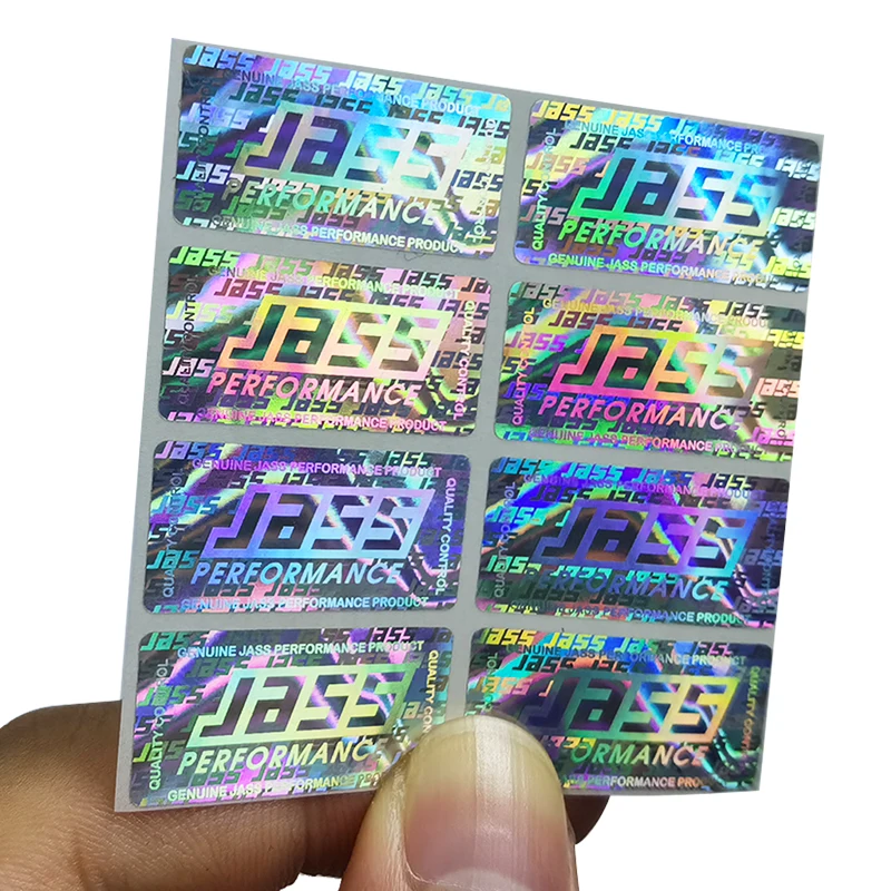 10000pcs Hologram Sticker Hot Stamping 3d High Security Tape Holographic Rainbow Film Foil Car Wrap Vinyl Label