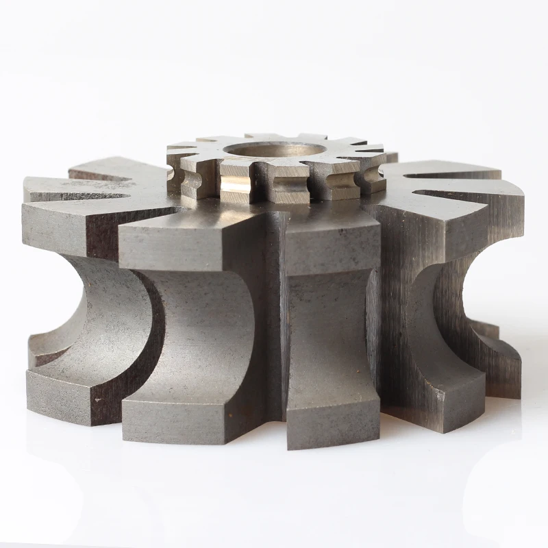 High speed steel concave semicircle milling cutter, arc milling cutter, 45mm-75mm diameter, concave Radius milling cutter