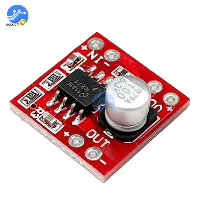 Mini LM4871 Mono Amplifier Board DC 3-5V 3W Digital Audio Small Speaker Module Low Noise Stereo for Car MP3 DIY Kit