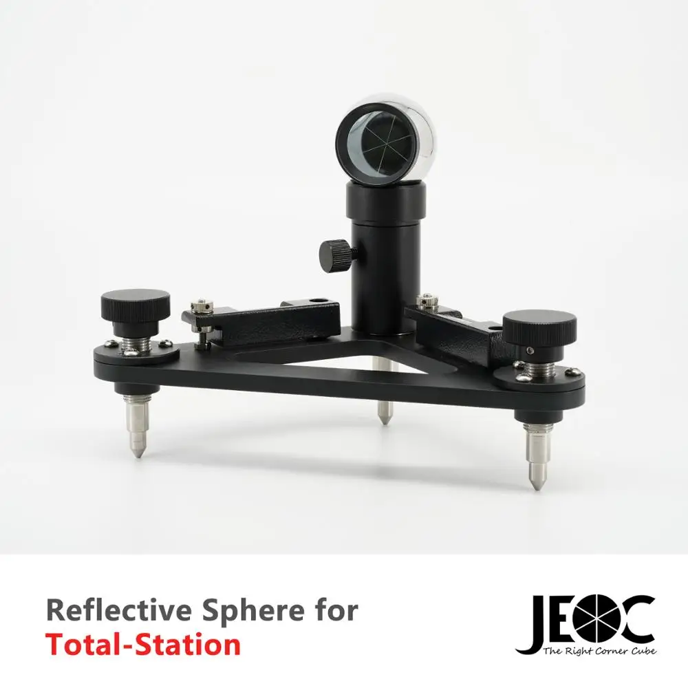 JEOC Spherical Monitoring Prism Set with Accurate Tribrach, for Total station, Land Surveying Equipment Accessories