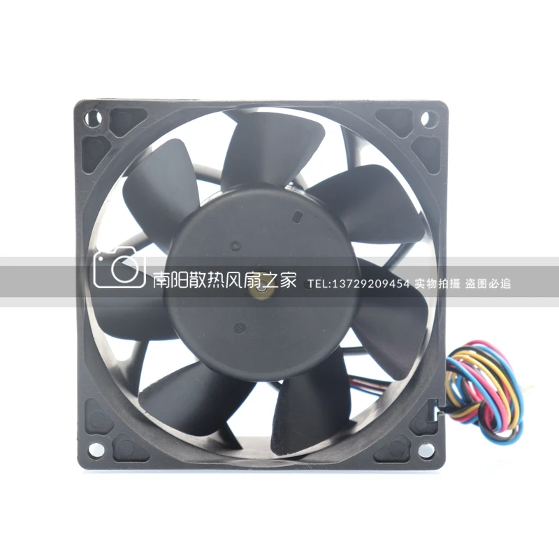 Ventilador de refrigeração de bola dupla pwm original qfr0948ge 9238 48v 0.39a 9cm 4-wire