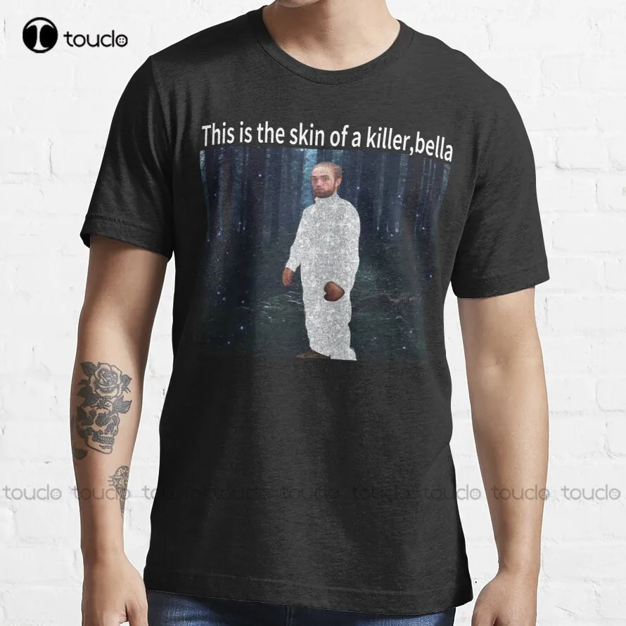 This Is The Skin Of A Killer Bella Shirt Standing In Kitchen Funny Meme Gift T-Shirt White Collar Shirt Women Fashion Funny