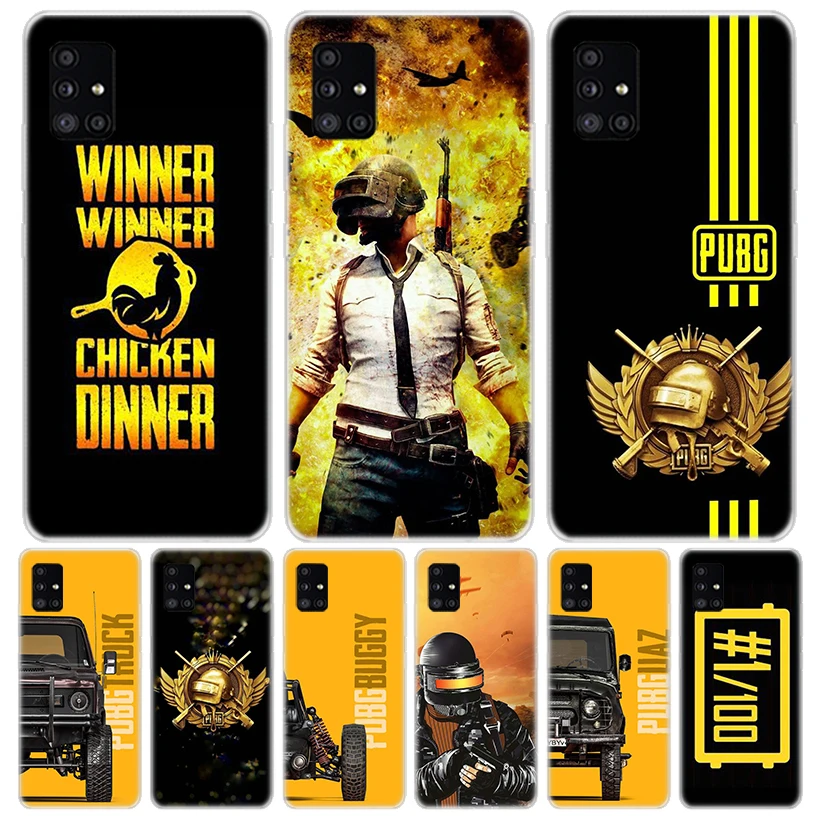 PUBG Winner Chicken Dinner For Samsung Galaxy A51 A50 A71 A70 Phone Case A40 A41 A30 A31 A20E A21S A10 A11 A01 5G A6 A8 + A7 A9