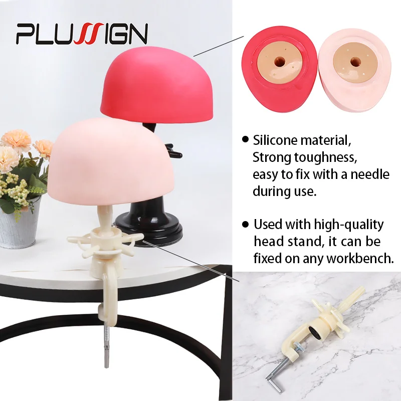 Silicon Ventilating Hand-Woven Mannequin Head