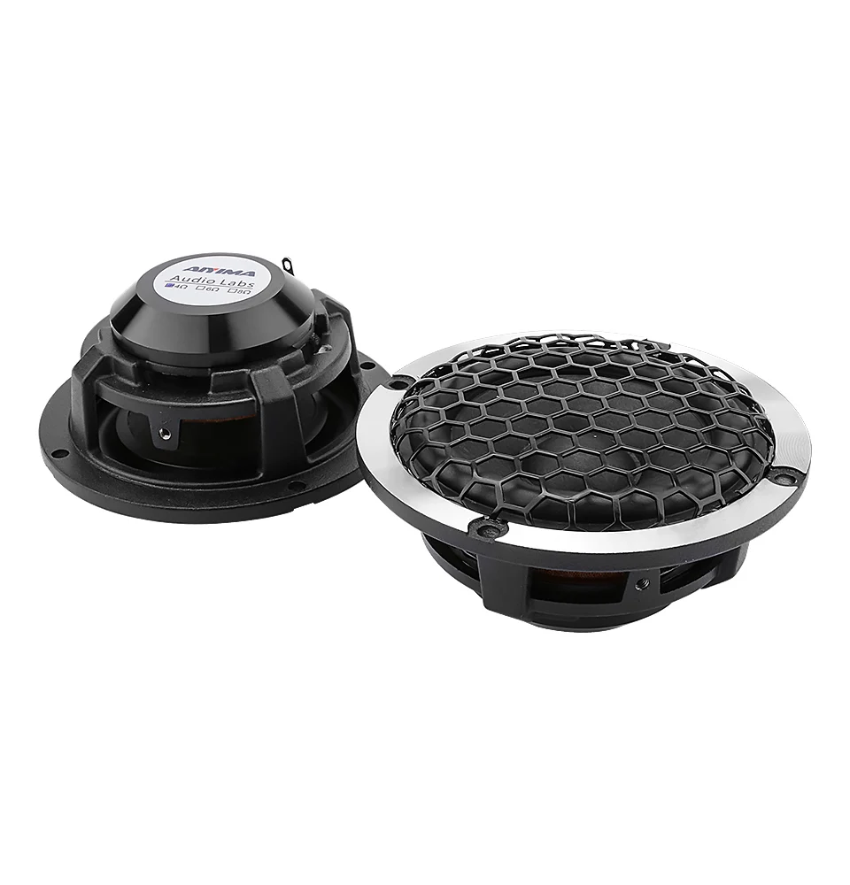 AIYIMA 2 Stück 3 Zoll 4 Ohm 15W Mitteltöner mit Wollmembran und Aluminiumrahmen, Auto-Lautsprecher, Heimkino-Breitbandlautsprecher – Detail 9