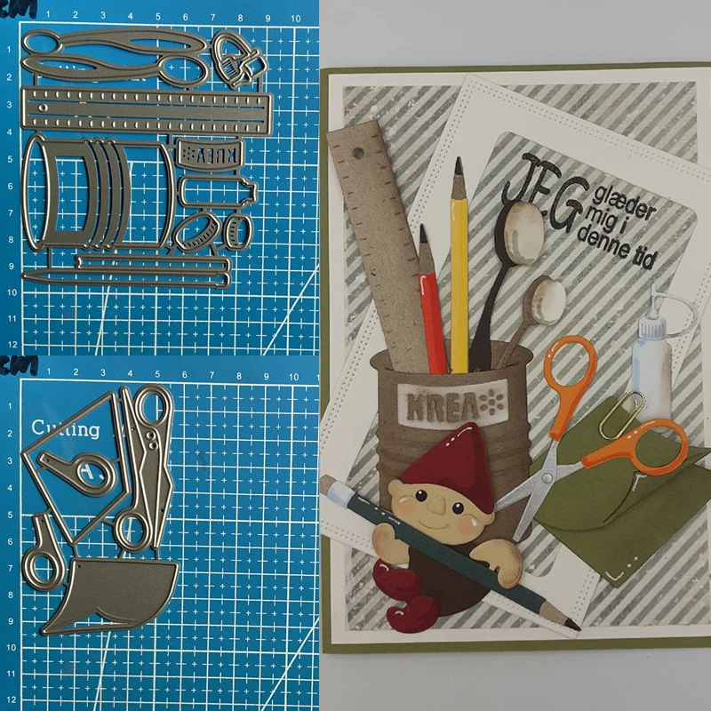 Lucky Goddess Metal Cutting Dies Learning tools diy Scrapbooking Photo Album Decorative Embossing Paper Card Crafts Die