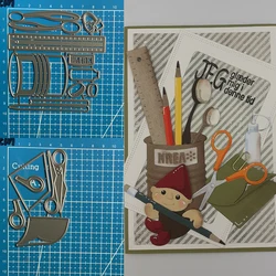 Lucky Goddess Metal Cutting Dies Learning tools diy Scrapbooking Photo Album Decorative Embossing Paper Card Crafts Die