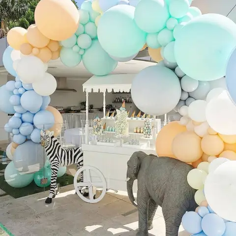 10 best sales पेस्टल जन्मदिन की सजावट - №8