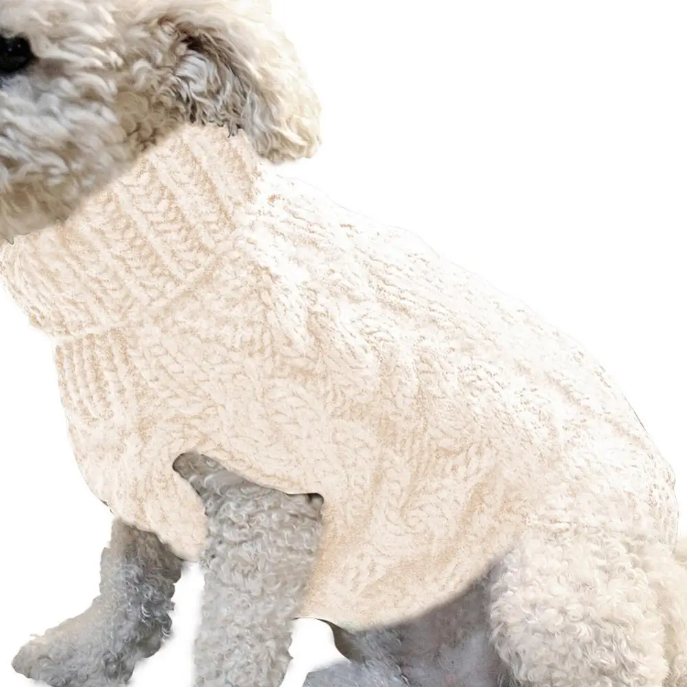 Pet Winter WarmKnitted Dog Clothes Warm Jumpers Sweater For Small Large Dogs Pet Clothing Coat Knitting Crochet Cloth