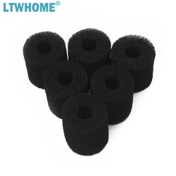 LTWHOME Carbon Foam Filter Pads Fit for Eheim 2628080 Aquaball 2208 2210 2212 / 60 130 180,Biopower 160 200 240