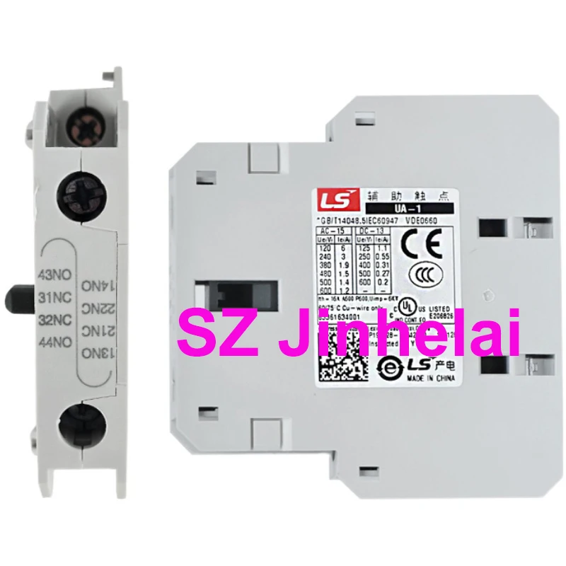 LS UA-1 Authentic Original Auxiliary Switch 1a1b Contactor Auxiliary Contact (Can Replace AU-1)