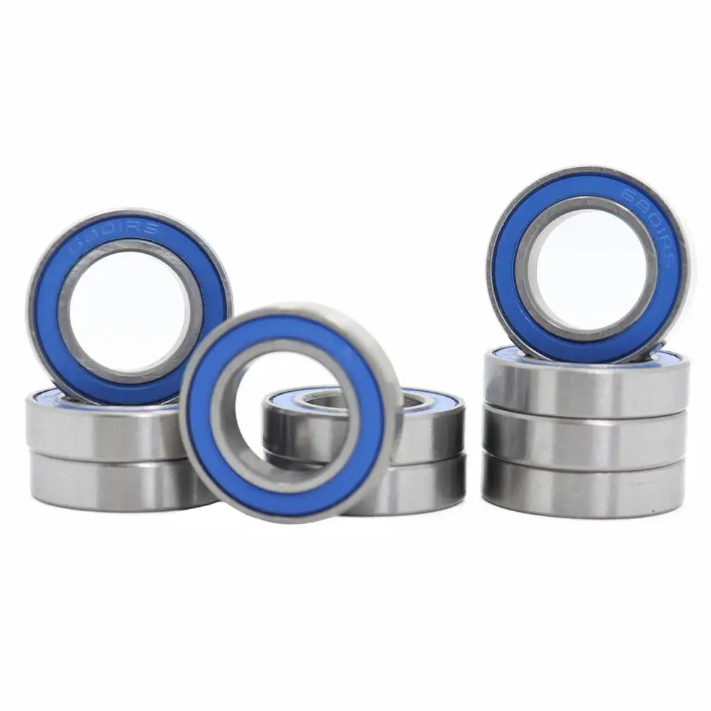 6801RS Bearing ABEC-3 (10PCS) 12*21*5 mm Thin Section 6801-2RS Ball Bearings 61801 RS 6801 2RS With Blue Sealed L-2112DD