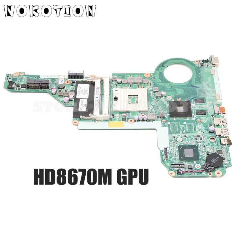 713257-001 713258-001 713258-501 DA0R62MB6E0 For HP Pavilion 14-E 15-E Laptop motherboard HM76 DDR3 HD8670M Video card 1GB