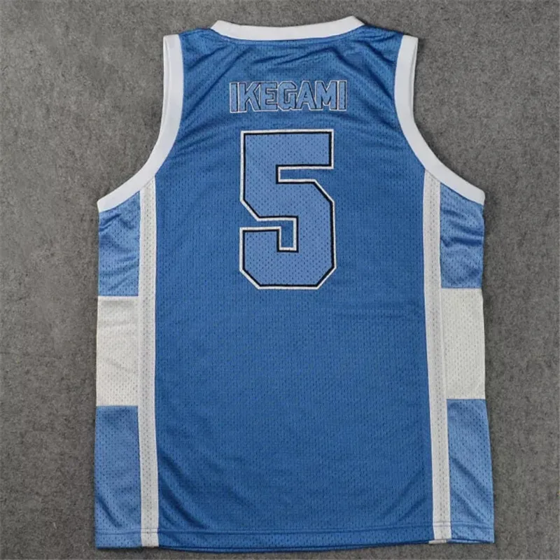 Anime Shohoku Jersey Ling Nan South High School Cosplay squadra di basket Sendoh Akira White Blue Slam Dunk Jersey Wear Uniform