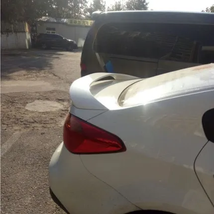 Dla Kia Forte K3 Spoiler wysokiej jakości ABS materiał tylny spojler samochodu unpaint kolor tylny Spoiler dla Kia Forte K3 Spoiler 2012-2015 — zdjęcie 5