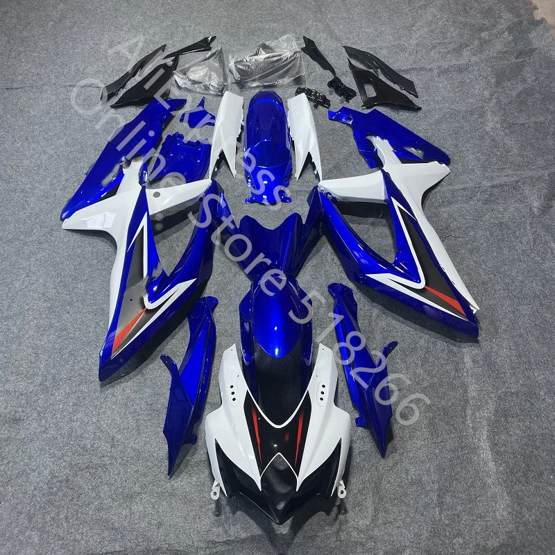 

Fairing for SUZUKI GSX6750 08 09 10 GSX600 750 08-10 GSXR750 2008-2010 GSXR750 2008 2009 2010 blue white black motorcle Fairing